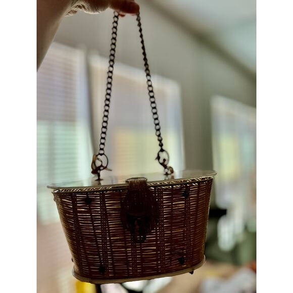 Vintage 1950s Saks Dorset Rex Lucite Purse Coquette Statement Rare - Picture 2 of 9